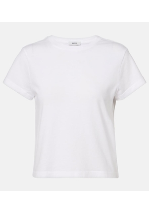Agolde Adine cropped cotton jersey T-shirt