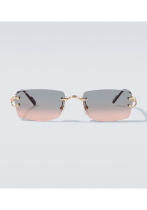 Cartier Eyewear Collection Signature C De Cartier rectangular sunglasses