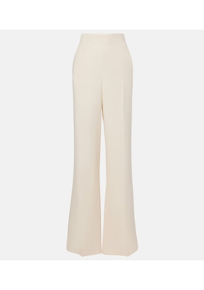 Valentino Cady Couture silk flared pants