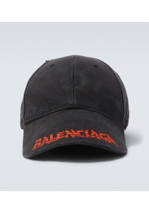 Balenciaga Logo cotton baseball cap