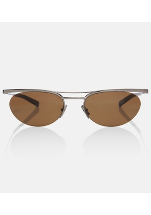 Saint Laurent SL Logo oval sunglasses