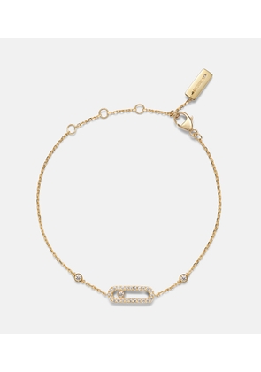 Messika Move Uno 18kt gold bracelet with diamonds