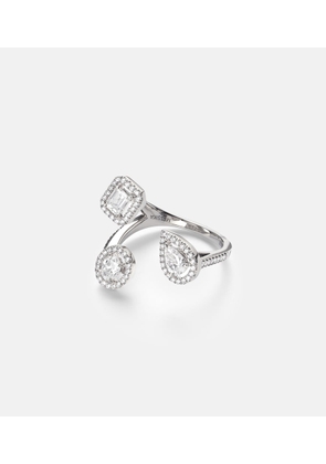Messika My Twin Trilogy 18kt white gold ring with diamonds