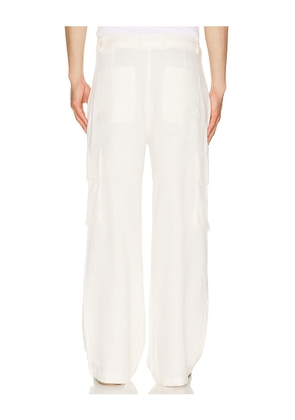 KROST Elliott Cargo Pant in White. Size S. Also in M, XL/1X.