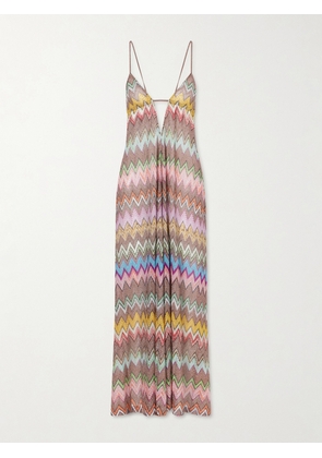 Missoni - Striped Metallic Crochet-knit Coverup - Multi - IT36,IT38,IT40,IT42,IT44,IT46,IT48
