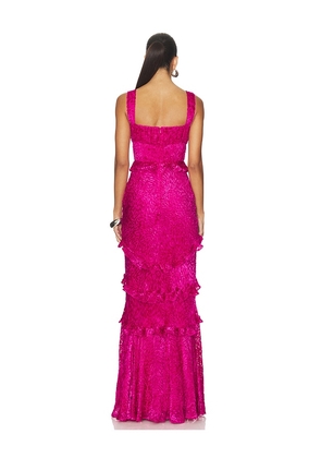 SALONI Chandra Dress in Fuchsia. Size 4. Also in 8.