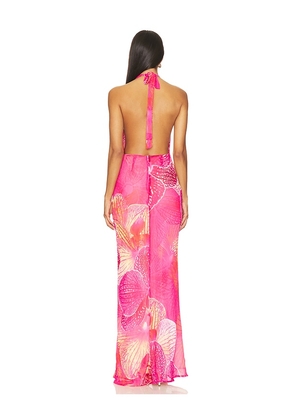 Runaway The Label Lexie Maxi Dress in Pink. Size S. Also in XS, L.