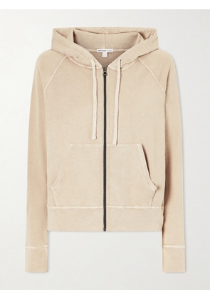 James Perse - French Cotton-terry Hoodie - Brown - 0,1,2,3,4