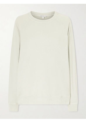 James Perse - Supima Cotton-terry Sweatshirt - Green - 0,1,2,3,4