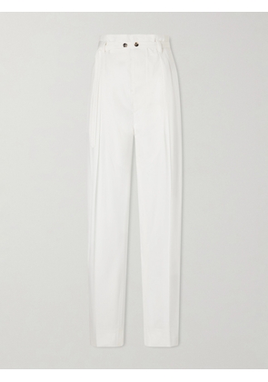 Bottega Veneta - Cotton-blend Pants - White - IT34,IT36,IT38