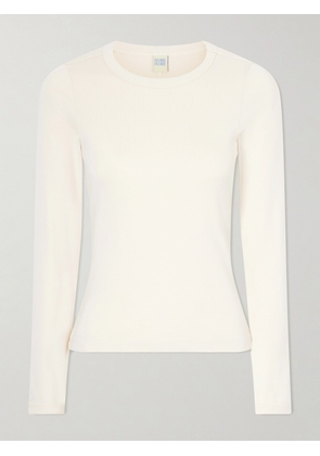 FLORE FLORE - Max Organic Cotton-jersey T-shirt - Neutrals - x small,small,medium,large,x large