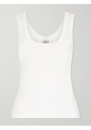FLORE FLORE - Hillie Organic Cotton-jersey Tank Top - White - x small,small,medium,large,x large
