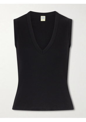 FLORE FLORE - Dewi Organic Cotton-jersey Tank - Black - x small,small,medium,large,x large