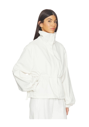 SNDYS Ezrah Jacket in White. Size S. Also in L, M, XL, XS.