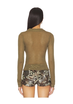 SNDYS Nova Top in Green. Size S. Also in L, M, XL, XS.