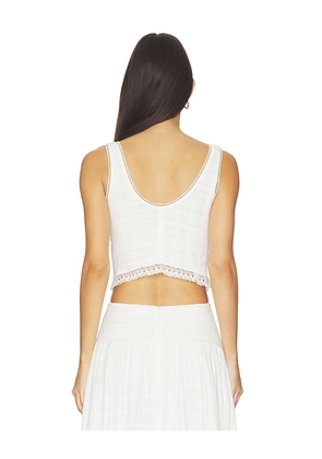 PEIXOTO Lucia Top in White. Size S. Also in L, XL.