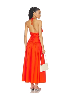 Solid & Striped The Adina Dress in Orange. Size XS. Also in S, M.