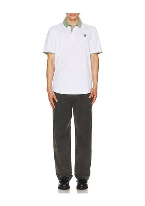 TravisMathew Energy Polo in White. Size S. Also in M, L, XL.