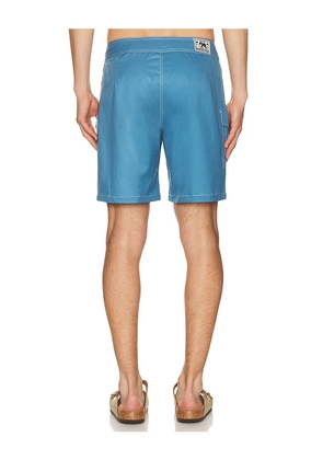 Rhythm Panel Stripe Trunk in Blue. Size 30. Also in 32, 33, 34, 36.
