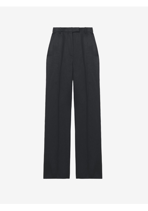 McQueen High-waisted Tailored Trousers - Black - Women - 12
