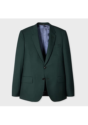 Paul Smith The Soho - Tailored-Fit Dark Green Wool 'A Suit To Travel In' Blazer