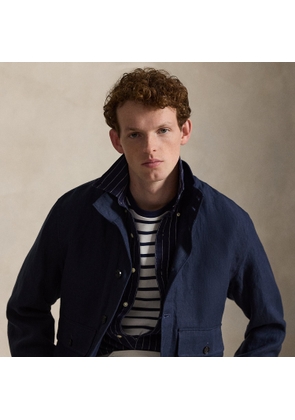 The Barrett Linen Herringbone Jacket