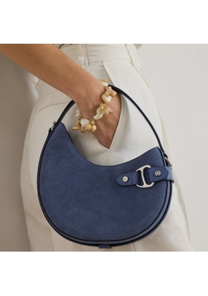 Suede Small Tasha Crossbody Bag