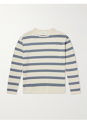 NN07 - Sailor Crew 60019 Striped Organic Cotton-Jersey Sweater - Men - Blue - S