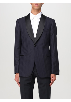 EMPORIO ARMANI Jacket Men color Blue