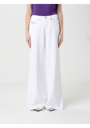 DIESEL Jeans Woman color White