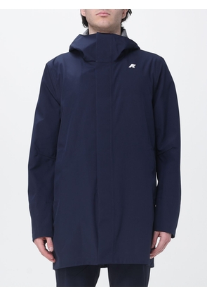 K-WAY Coat Men color Blue