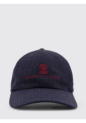 BRUNELLO CUCINELLI Hat Men color Navy