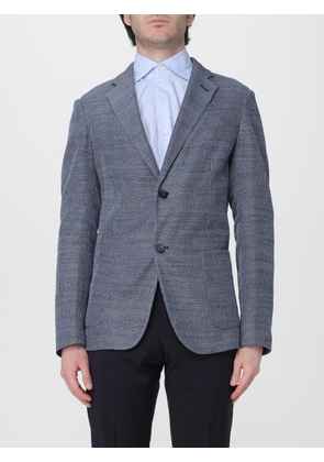 EMPORIO ARMANI Blazer Men color Gnawed Blue