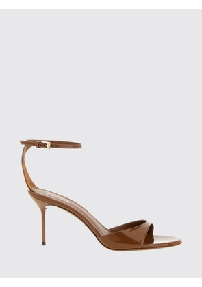 PARIS TEXAS Heeled Sandal Woman color Brown