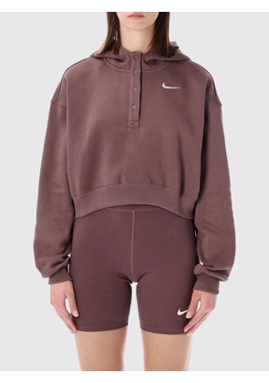 NIKE Sweatshirt Woman color Burgundy