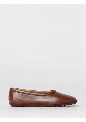 TOD'S Ballet Flat Woman color Brown
