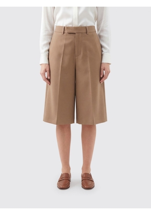 FEDERICA TOSI Shorts Woman color Brown