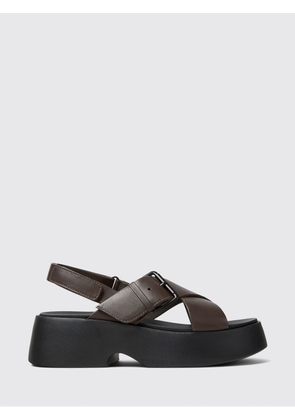 CAMPER Heeled Sandal Woman color Brown