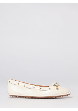TOD'S Ballet Flat Woman color White