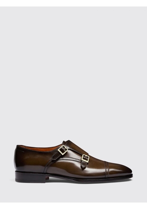 SANTONI Brogue Shoes Men color Dark