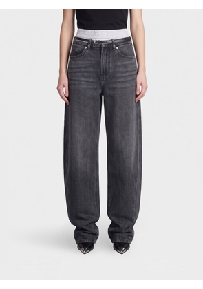 ALEXANDER WANG Jeans Woman color Black