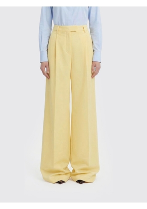 THELATEST Pants Woman color Yellow