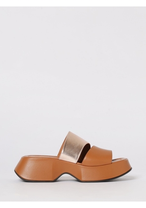 VIC MATIÉ Heeled Sandal Woman color Brown