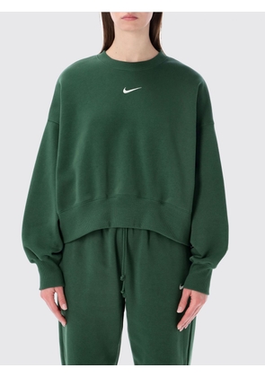 NIKE Sweatshirt Woman color Green