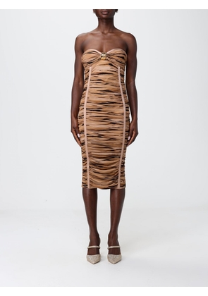 ELISABETTA FRANCHI Dress Woman color Camel