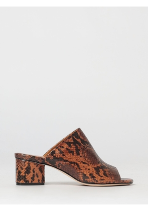 VIC MATIÉ Heeled Sandal Woman color Tobacco