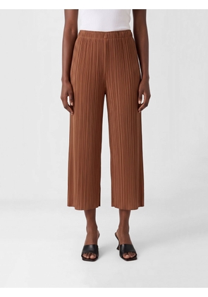 PLEATS PLEASE ISSEY MIYAKE Pants Woman color Brown
