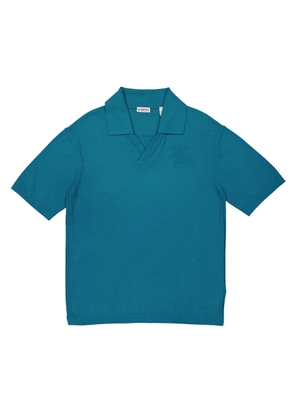 Burberry EKD V-Neck Cotton Polo Shirt