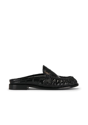 Saint Laurent Le Loafer Mule in Nero - Black. Size 39 (also in 37, 36, 36.5, 37.5, 38, 38.5, 39.5, 40).