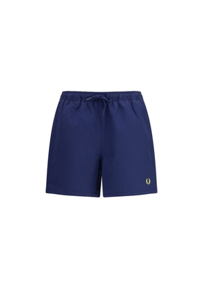 Fred Perry Blue Recycled Polyester Shorts - L